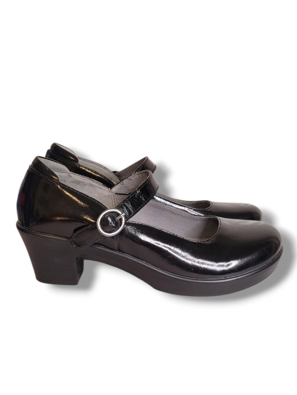 Alegria Black Patent Mary Jane Heels